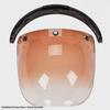 Japanese Three-Button Bubble Lens Motorcycle Helmet