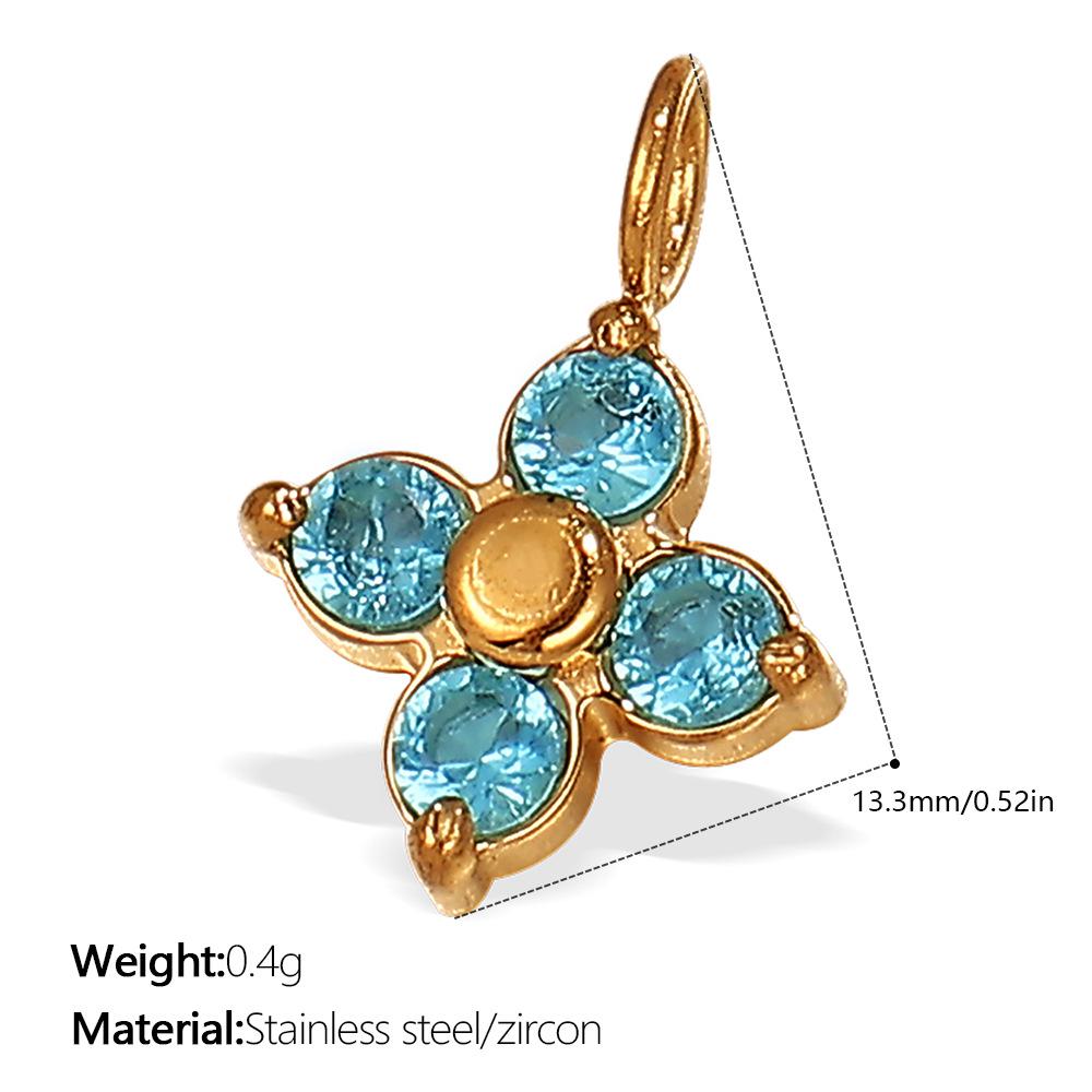 18K Gold-Plated Stainless Steel Beach-Style Pendant Necklace