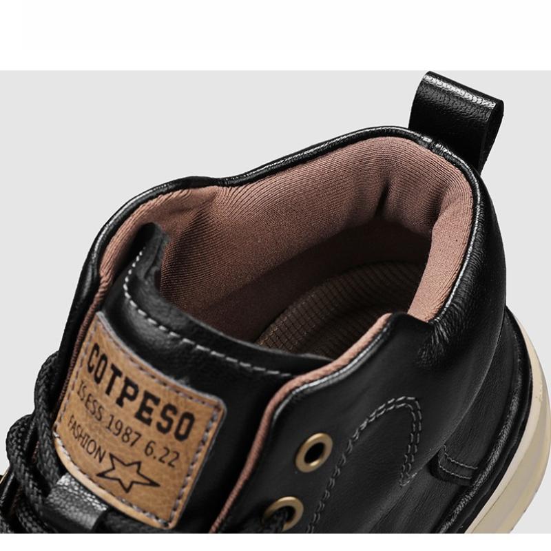 Meeste nahast saapad käsitsi valmistatud välissaapad meeste pahkluusaapad vabaajajalatsid töösaapad