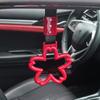 Car Antistatic Grounding Wire With Car Hand Pull Ring Flower Decorative Rear Bumper Warning Ring Hanging Car Static Eliminator