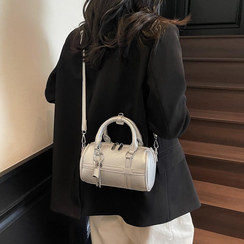 Solid Colorbag Women Summer Pu Casual Crossbody Bag With Zipper Closure For Daily Use