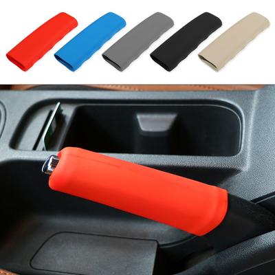 Anti-slip Car Interior Good Hand Feeling Silicone Material Wavy Shape Handbrake Grip Cover Hand Brake Grips Sleeve