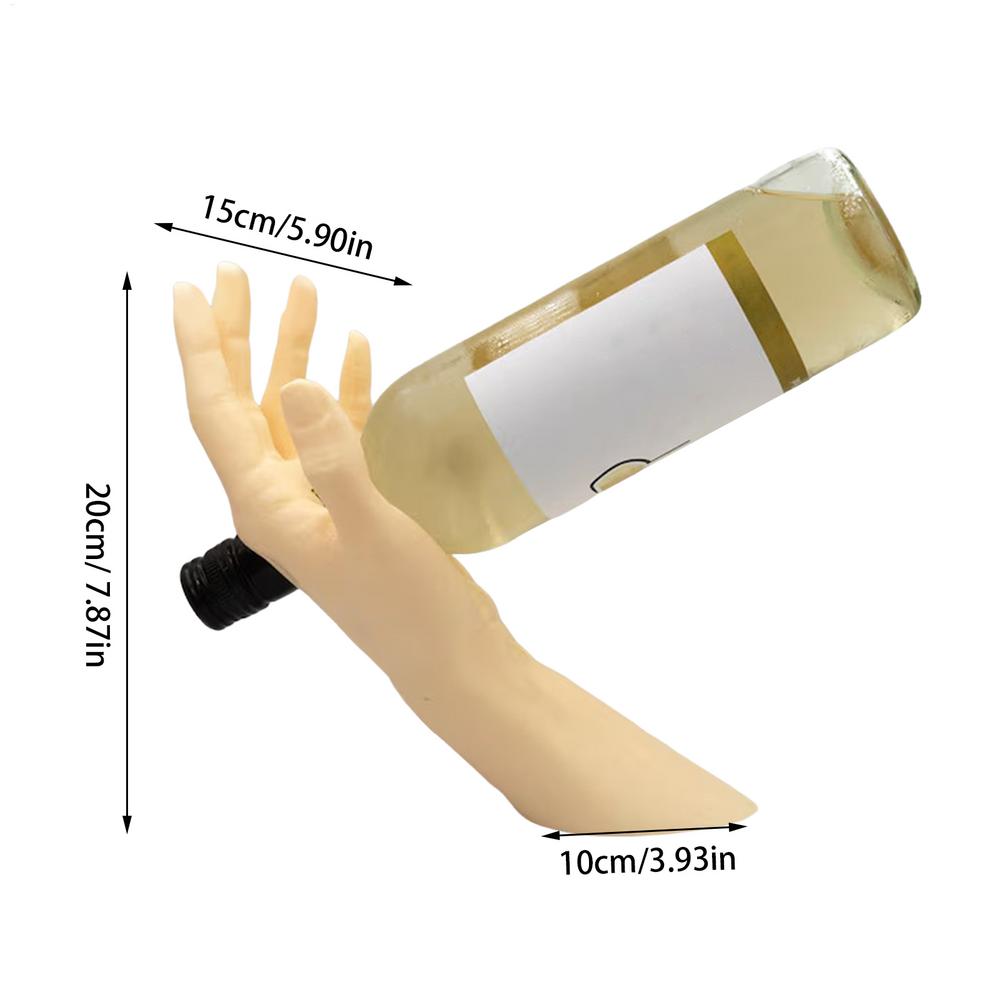 Hand Illusie Wijnrek Hangend Wijnfles Houder Rek Creatieve Bar Kast Display Standaard Plank Cadeaus Woondecoratie