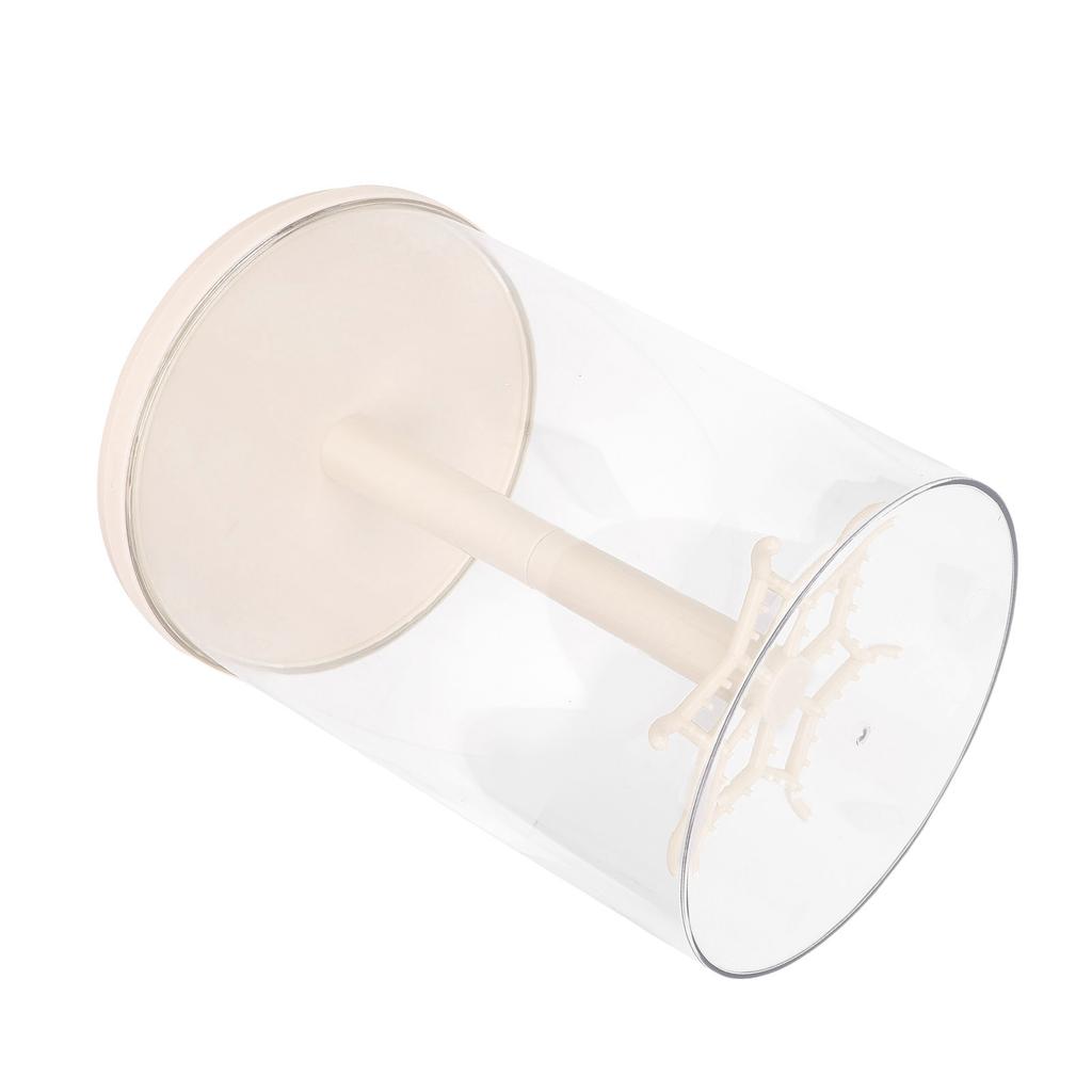 Doll Rotating Clear Display Case Transparent Figures Doll Protective Storage Box for Doll Collection