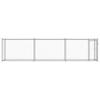 Vidaxl Dog Cage, With Door, Grey, 6X2X1.5 M, Steel