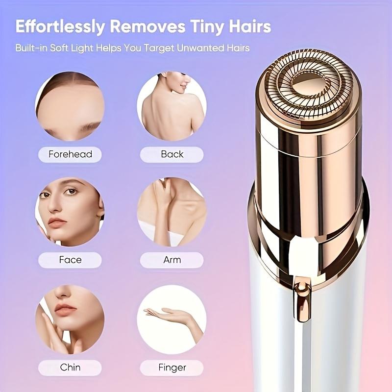 [Painless Epilator] USB Rechargeable Hair Remover Device | For Face, Lips, Chin, Mustache, Fingers | Painless, Portable