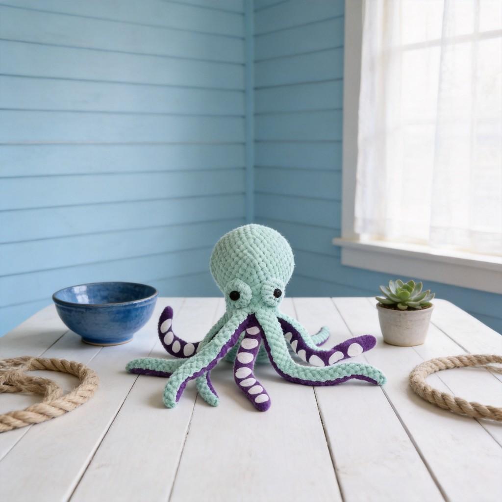 Pluche Octopus Knaagspeeltje Met Geluid Voor Hondentraining En Tandgezondheid