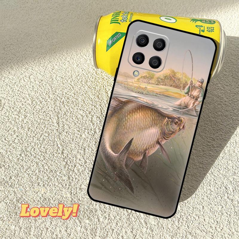 Чехол для телефона Samsung Galaxy M56 M06 M12 M32 M52 M35 M55 M15 M11 M13 M14 M16 M36 M31 M53 M34 M54 с изображением карпа Samsung M12