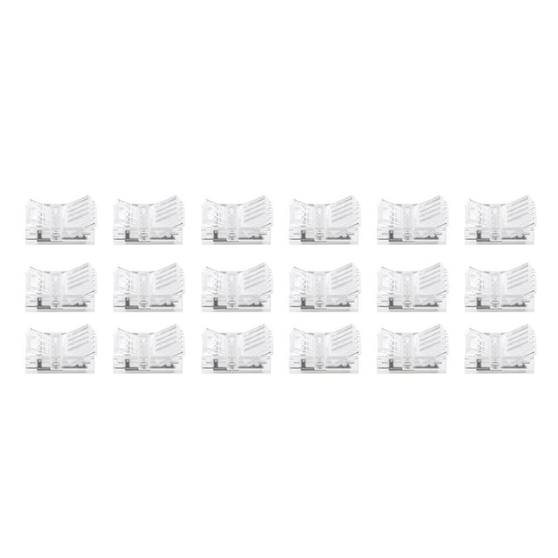 LED Light Strip Connectors 40 Waterproof LED Adapter Connectors Solderless LED Light Strip Connectors 4 Pin 10Mm-B61B
