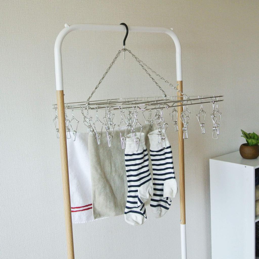 Ohki Seisakusho Laundry Goods Tangle-Resistant Stainless Steel Hanger DL 00381-4