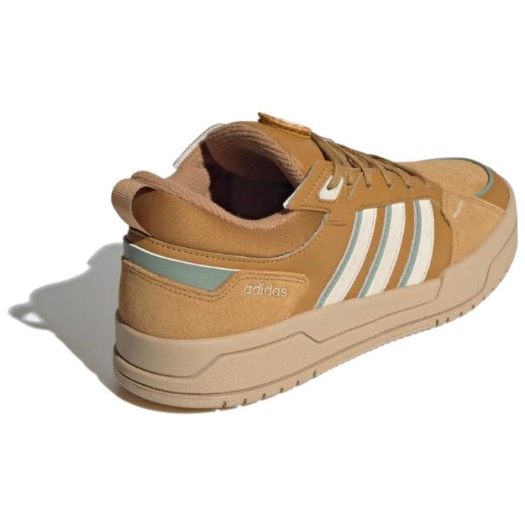 Adidas Neo 100Db Comfortable Versatile Durable Low-Top Skate Shoes Unisex Sneakers Brown White IG8260