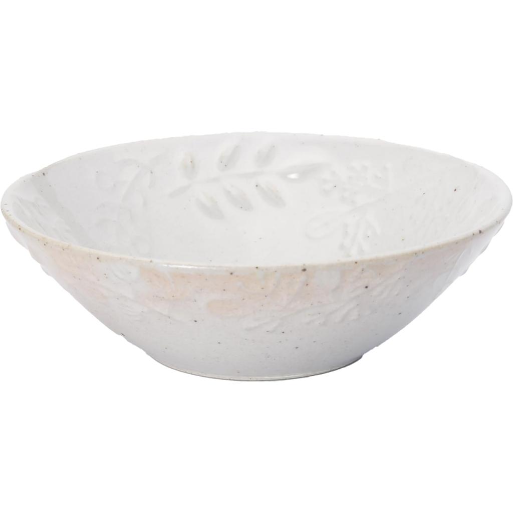 Aito Seisakusho Salad Microwave and Dishwasher Seto Made In Product Number 111232 "Ha Gohonte" Bowl, Safe, White, Approx. 14cm, Ware, Japan,