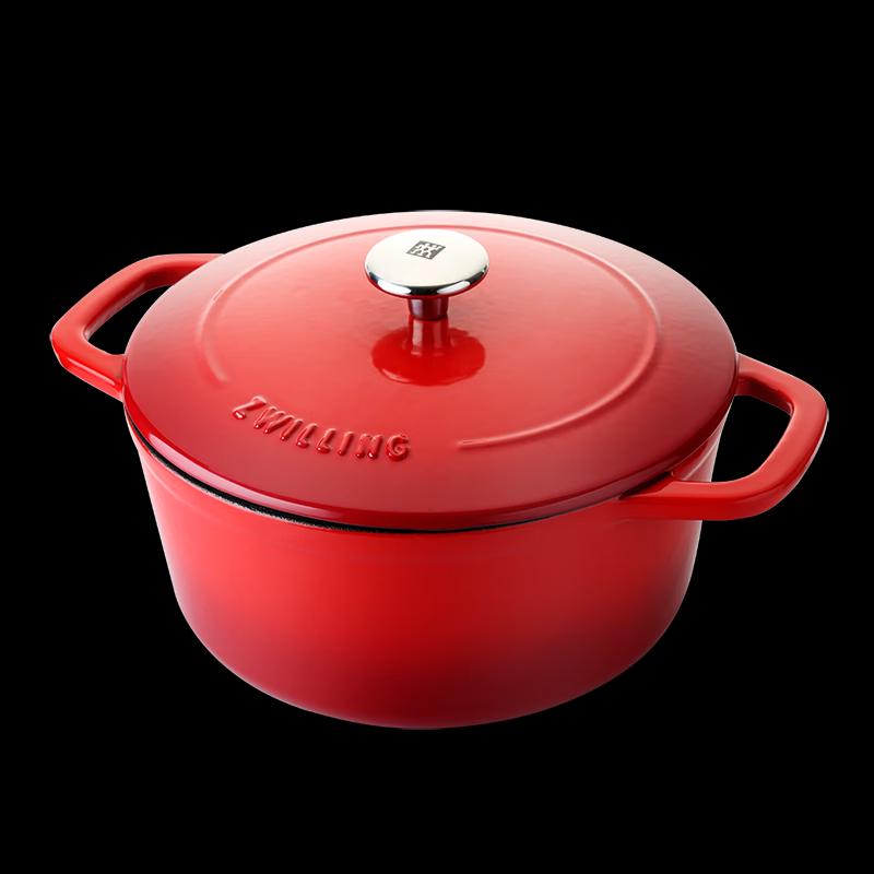 Zwilling 24cm Round Enamel Cast Iron Stew Pot