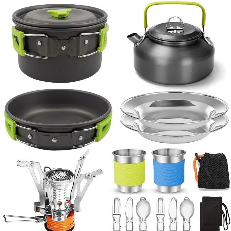 ZISIZ Camping Cookware Set