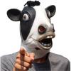 Deluxe Novelty Halloween Costume Party Latex Animal Head Mask Cow