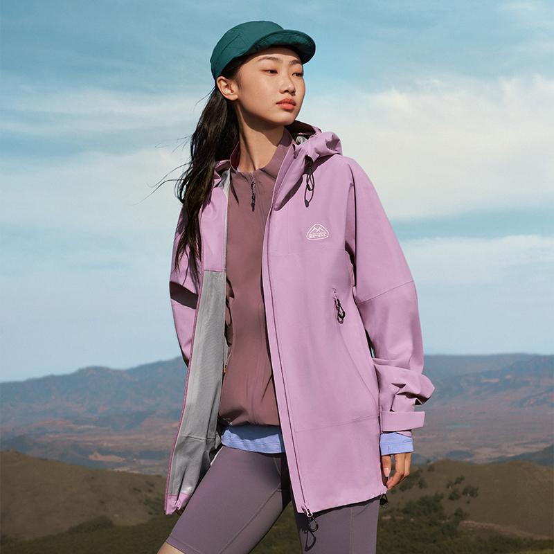 Skechers Fashionable Soft Comfortable Long Sleeve Waterproof Windproof Sun Protection UPF50+ Jacket Unisex Jacket Lavender Mist-Purple L424U189-02F5