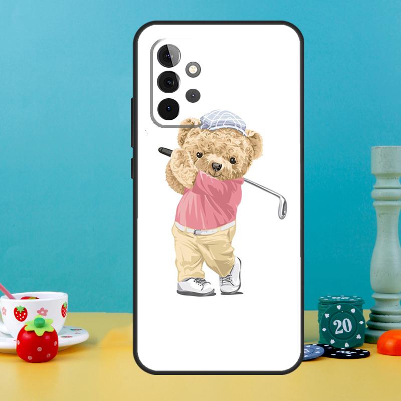 

Cute Bear Cool Doll Case For Samsung Galaxy A55 A56 A36 A54 A34 A14 A05 A16 A26 A12 A32 A52 A13 A33 A53 A15 A35 Samsung A25