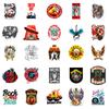 50 Rock Series Retro Reverb Aufkleber, Hip Hop Rock Graffiti Aufkleber, Gitarre Skateboard Motorrad