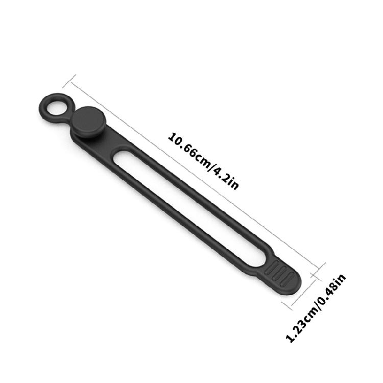 10pcs Reusable Silicone Cable Fasteners Data Cable Organizers Multipurpose Elastics Cord Organizers
