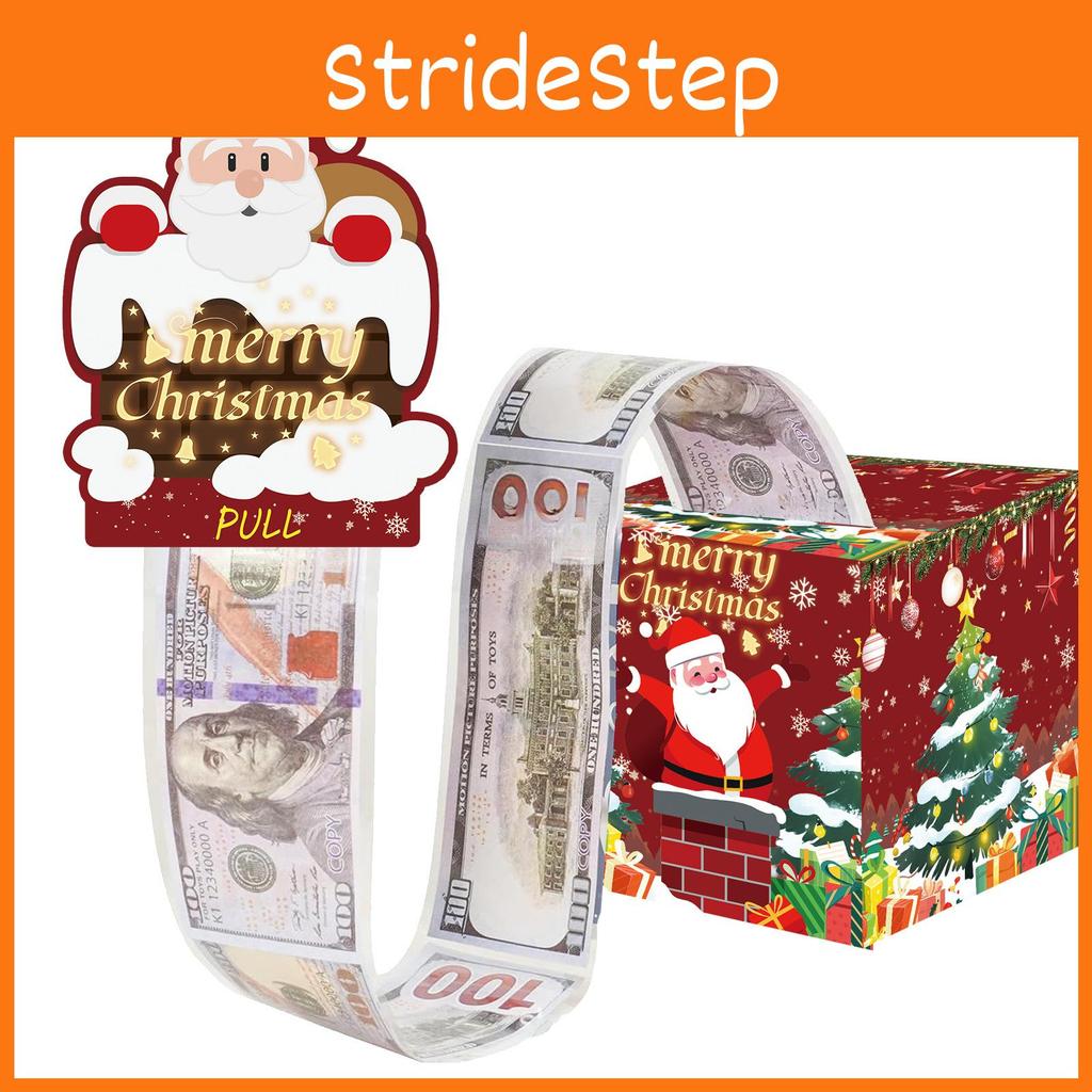 Christmas Climbing Santa Chimney Pattern Money Box Holiday Party Decor Prop