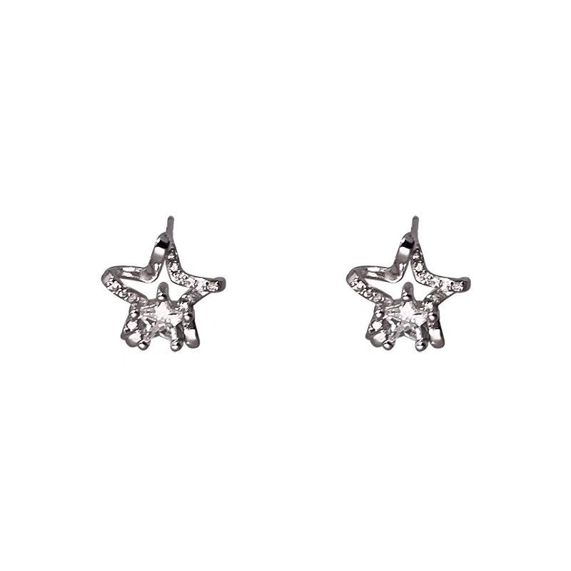 2023 Women's High-End Zircon Star Earrings – New Fashionable and Unique Design