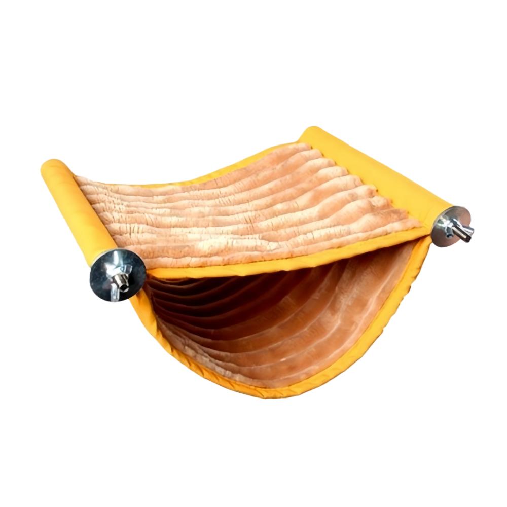 

Fleece Parrot Plush Nest Warm Design Hamster Hammock New Bird Hanging Hammock for Small Pet Small жовтий