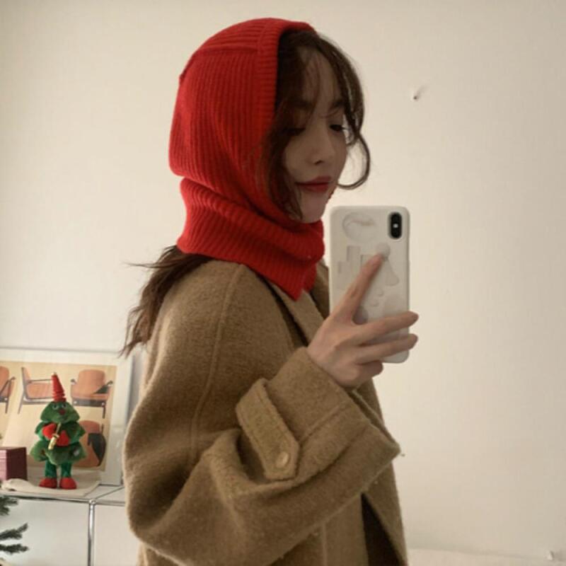 Women s Winter Snap Button Hooded Hat C6441_Beige