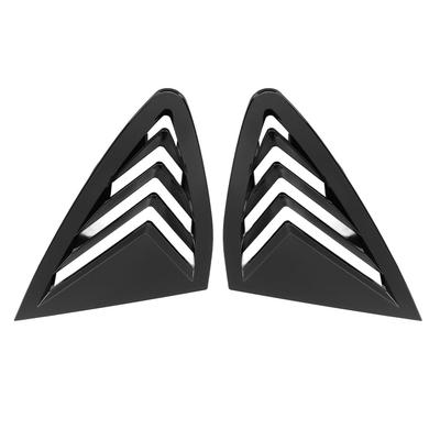 2Pcs Rear Side Window Louver Cover Left Right Rear Window Air Vent Scoop Shutter Cover Blind Replacement for GLC Coupe