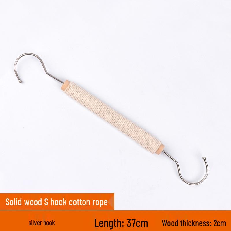 Solid Wood Acrylic Clip Hanger for Clothing Stores – Perfect for Children's Wear, Women's Wear, Pants, Scarves, Hats, and Socks.