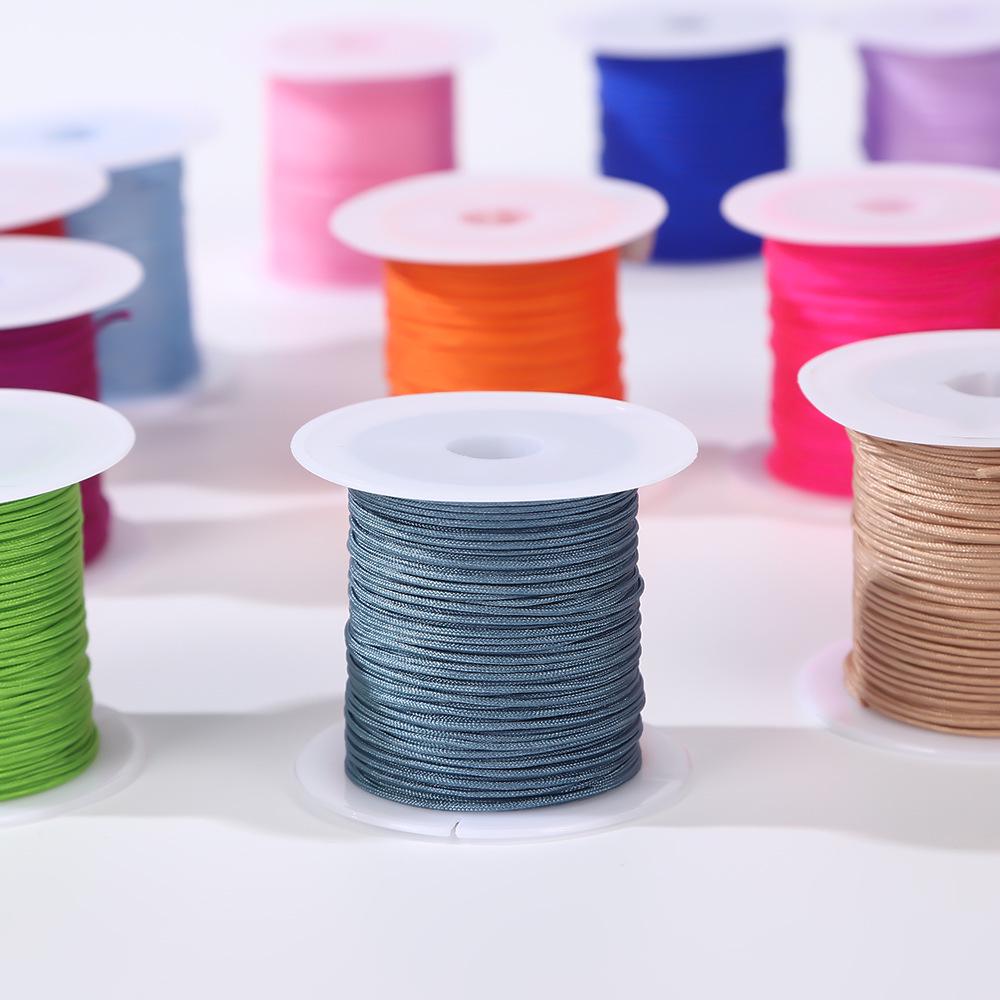 72-Piece Jade Thread Set: 20-Color Braided Cord for DIY Bracelets & Jewelry Making