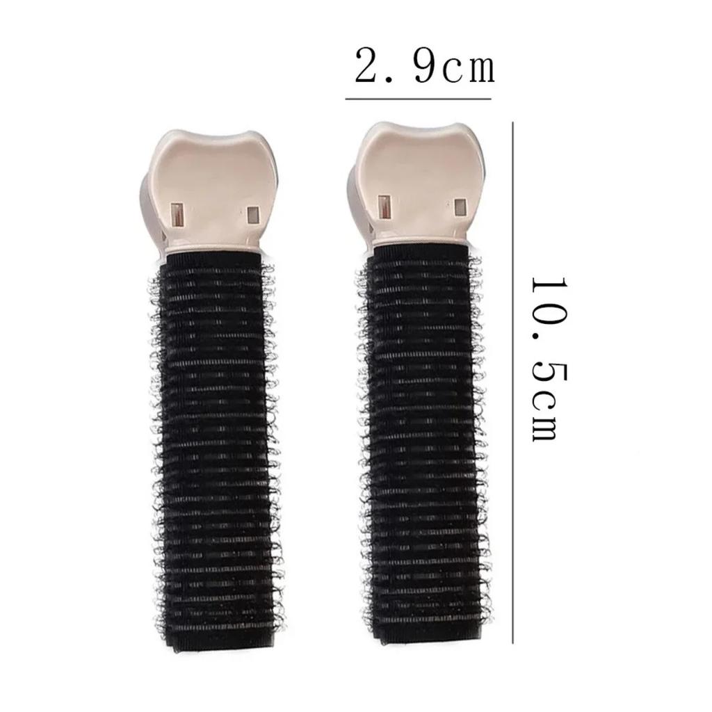 2Pcs Bangs Hair Root Fluffy Hair Clips Lazy Hair Top Styling Curling Barrel Portable Korean Hair Clips Hair Rollers