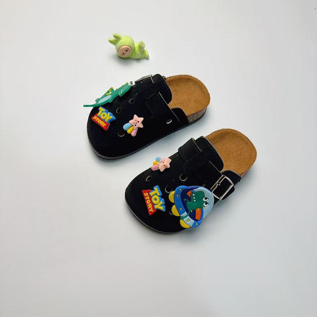 Kids' Cartoon Birkenstock Clogs: Non-slip, Durable, Retro Thick-sole, Outdoor Hole Slippers