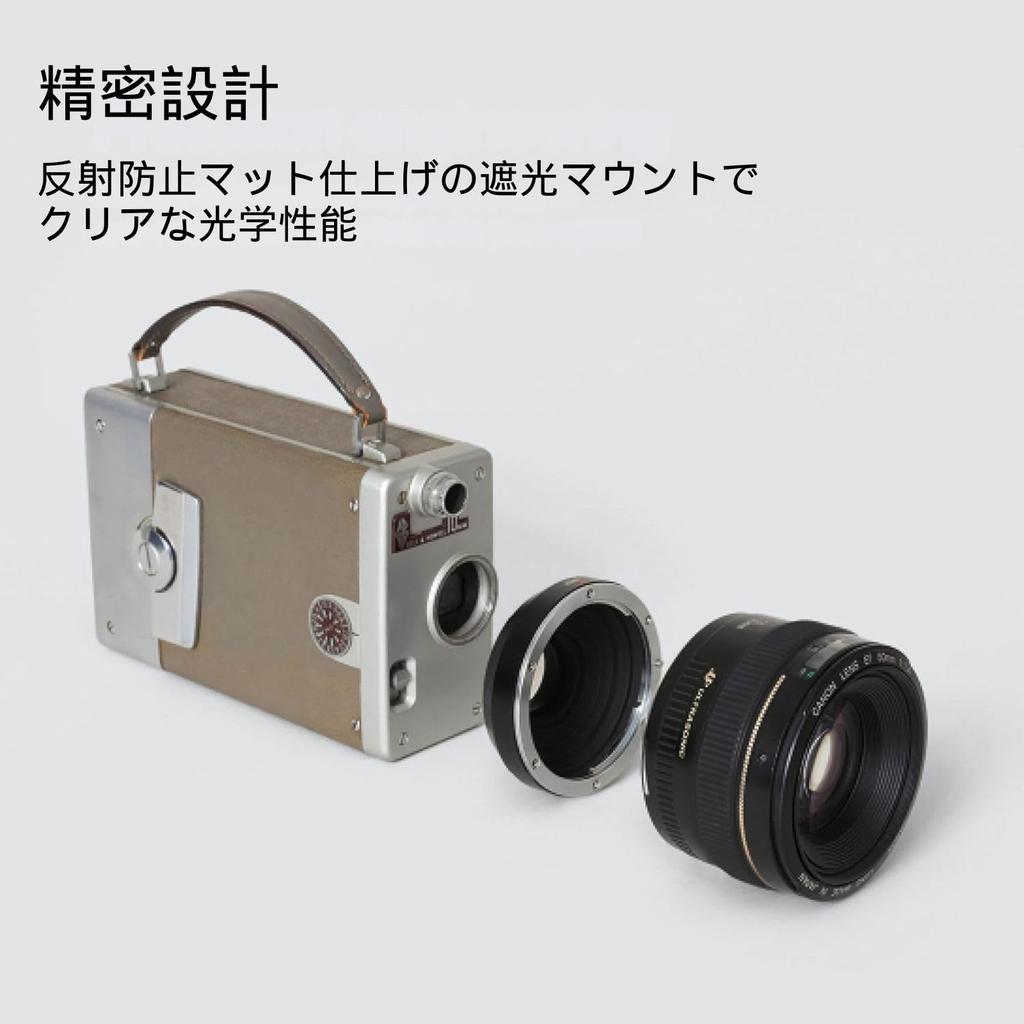 Urth Lens Mount Compatible with Canon EF lenses to camera bodies Adapter C-mount