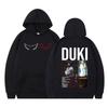 Rapper Duki 5202 MIXTAPE 2025 Album Merch Gothic Punk Hoodie Men Women Fashion Pullover Long-sleeved Hip-hop Loose Sweatshirts