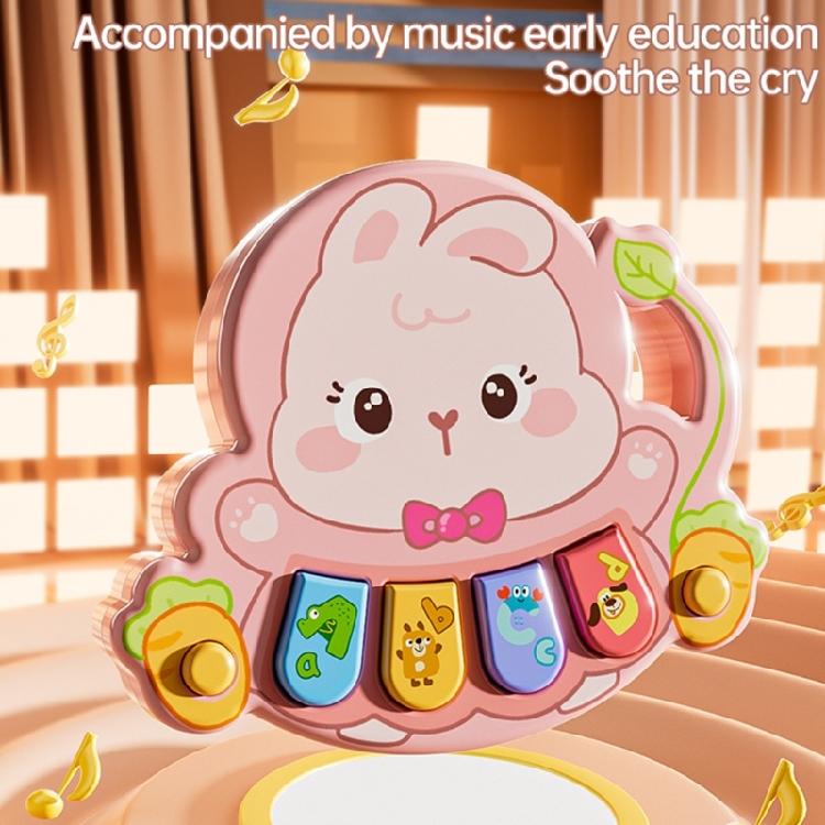 Baby erstes Klavierspielzeug Cartoon Lerninstrument ABS Sicheres Material Multifunktionale Musikmodi Leichtes reisefreundliches Design