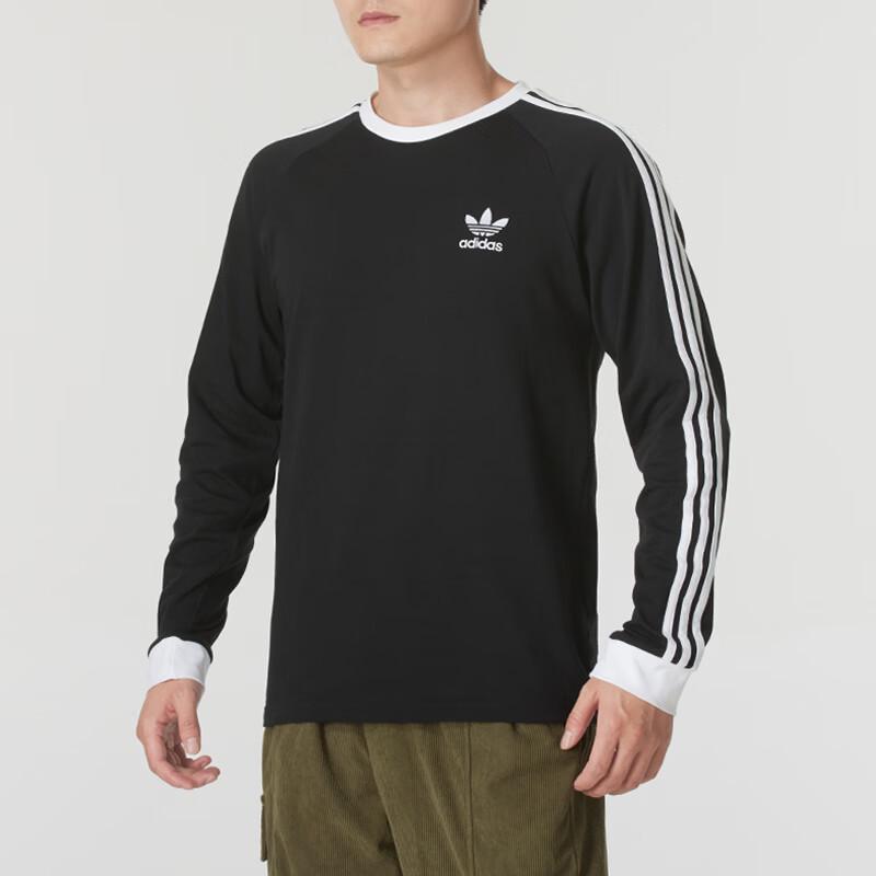 adidas Men's 3-Stripe Long Sleeve T-Shirt IA4877