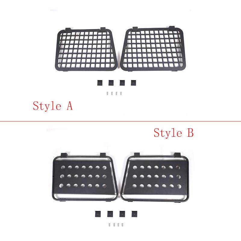 For Mercedes Benz G Class W463 2004-2018 Aluminum alloy Car Rear Side Window Armor Hanging Bag Holder Car Exterior Accessories