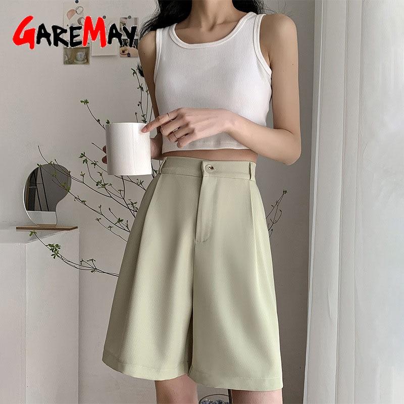 Colorful Casual Khaki Wide Leg Suits 