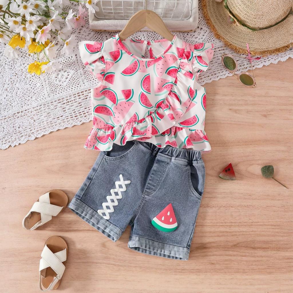 Girls' High Waist Loose Fit Stylish Denim Jeans - Outdoor Wear