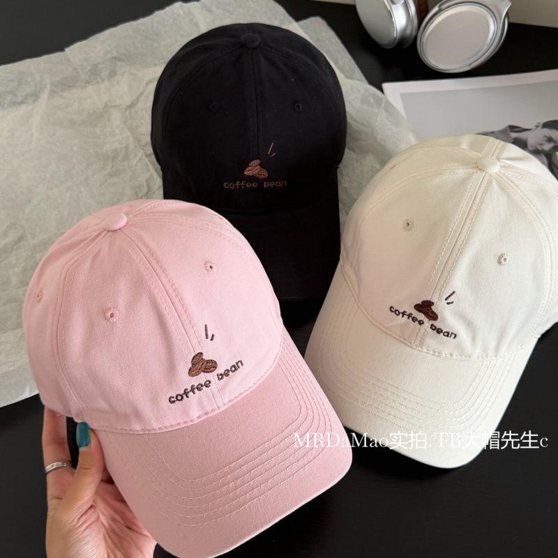 Embroidered Peaked Cap Women'S Spring Summer Fashion Versatile Face Small Baseball Cap Deep Top Wide Brim Sun Protection Cap