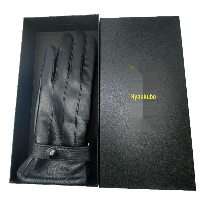 Women s and Men s Genuine Leather Sheepskin Cycling and Outdoor Warm Gloves Medium