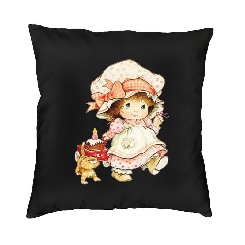 Sarah Kay Girl Cartoon Animation Square Pillowcover Decoration Cushions Throw Pillow for Living Room Doublesided Printing 30x30cm 12x12in