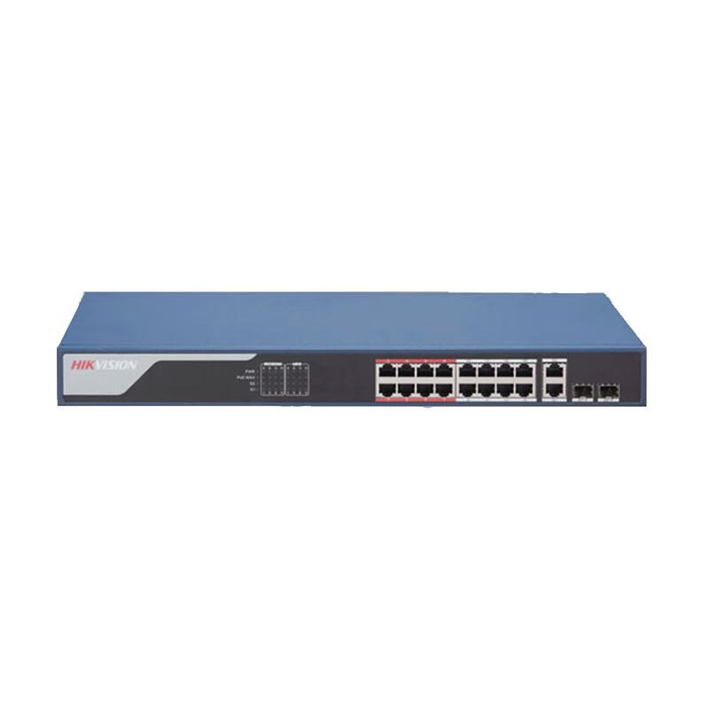 

Hikvision 24-Port 100M + 2-Port Gigabit Cloud-Managed PoE Switch