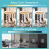 LED Ceiling Fans LED Light Ceiling Fan With Remote Control Wide-Angle 360-Degree Rotating Home Supplies For Kitchen Bathroom