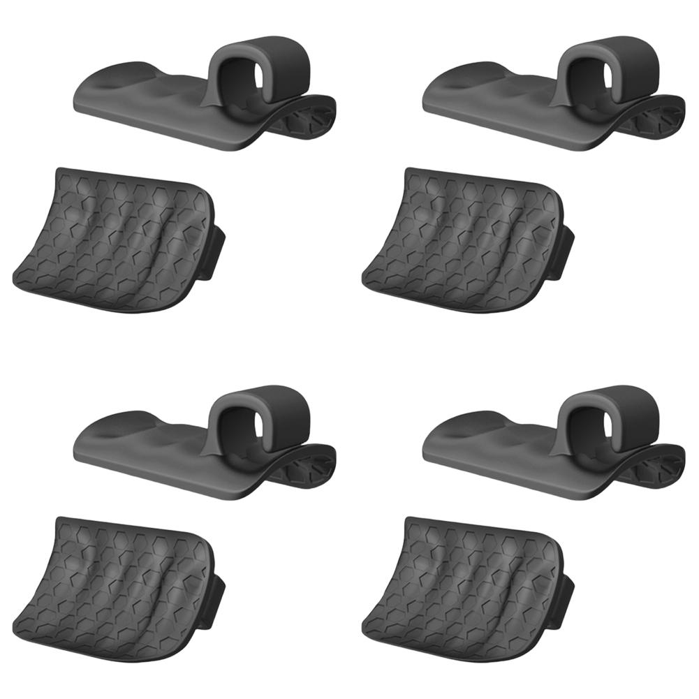 2Pcs Weight Lifting Gloves Silicone Gyms Grip Pads Ergonomic Fingerless Workout Grips Lightweight for Weightlifting Dumbbell