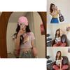 Elegant Angels Aesthetic Vintage T-shirts For Women With 90s Graphic Korean Style