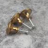 Round Shape Single Hole Handle Golden Color Wardrobe Door Handle  Furniture Hardware