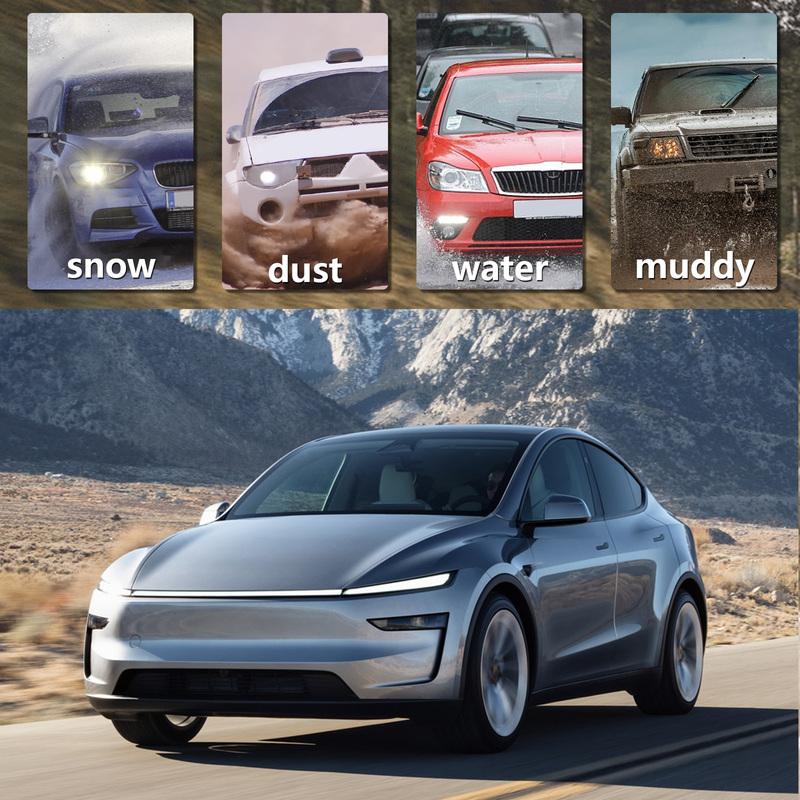 4X Splash Guards Mudguard Fender Mudflaps Mud Flaps Front Rear No Drilling Car Accessories For Tesla Model Y Juniper 2025