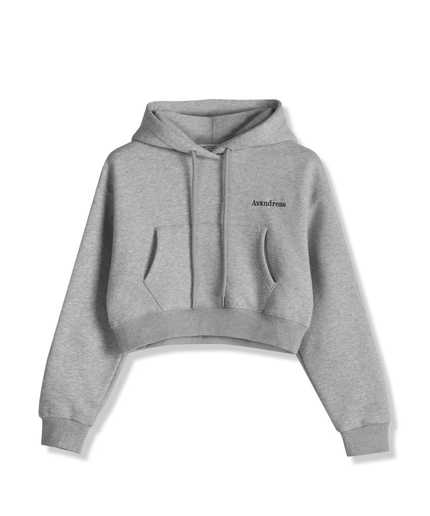 G.G. Crop Hoodie - 4Col