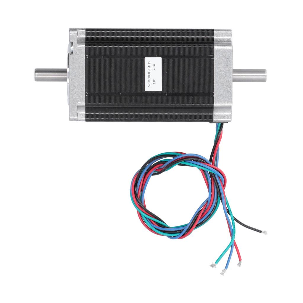 57 Stepper Motor 2.5Nm 4   Motor with 8mm Shaft CNC Mill Lathe Accessories 24V 4.2A57HS10042B4D8 Dual Shaft